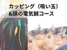 【肩こり/自律神経/不眠/むくみ】カッピング&電気鍼60分コース¥14000→¥9000