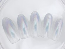 ネイルサロン あかねいろ/夏色　ユニコーン　クリアネイル