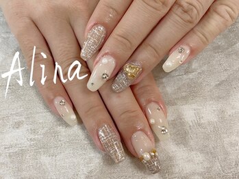 エリナネイルサロン池袋(Alina Nail Salon)/ツイードネイル