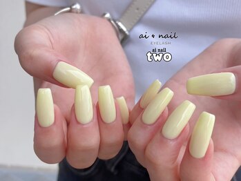 アイネイルトゥー 小倉(ai nail two)/イエローネイル