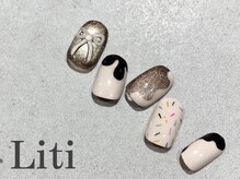 リティ(Liti)/No.69 Art(B) リボンネイル