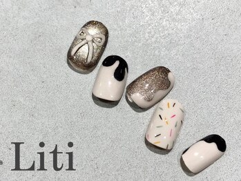 No.69 Art(B) リボンネイル