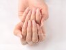 【HAND】10本クリアチップ長さ出し+ジェルワンカラーネイル￥12800