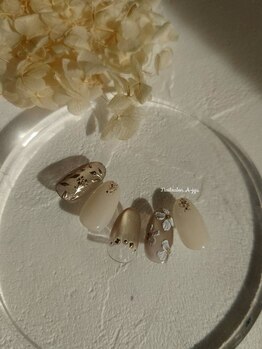 ニュアンスフラワーネイル