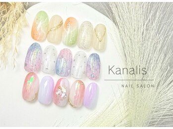 カナリス 神田店(Kanalis)の写真/《あなたの”なりたい”がきっと見つかる♪》心ときめくデザイン多数♪定額メニューで叶う華やぐ指先◎