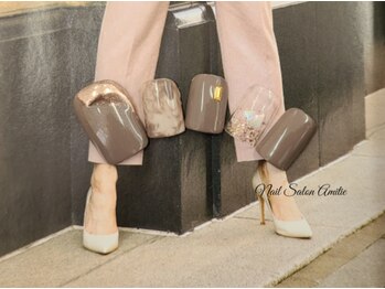 ネイルサロン アミティエ(Nail Salon Amitie)/アクセサリートレンドfootネイル