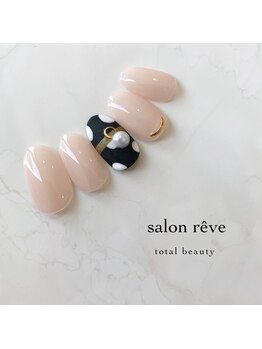 サロンリーベ(salon reve)/大胆ドット×マットコート