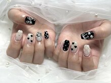 アンジュブラウン(angebrown)/ブラックハートネイル【040】