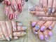 ヘアーアンドネイル ルシア(Hair&Nail Lucia)の写真/【持ち込みデザインもOK】人気のワンホン系やニュアンスアートも対応♪イベントや季節のデザインにも注目！
