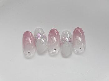 恵比寿　夏　シェルネイル