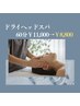 【新規限定】ドライヘッドスパ60分＊￥11,000→￥8,800