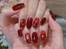 リュクス(LUXE)/冬ワンホンネイル