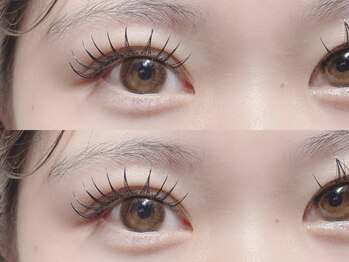 レミア アイラッシュアンドネイル 大船(REMIA)の写真/フラットラッシュでマスカラを塗ったような自然な濃さとリフトアップ効果で、ぱっちりした目元を演出♪