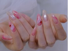 幻之花ネイルの雰囲気（マーブルネイル【スペシャルコース￥10980】パラジェル+￥1000）