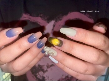 ネイルサロン ソウ 心斎橋店(Nail Salon Sou)/ニュアンスネイル