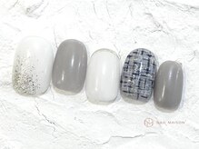 ネイルメゾン 池袋店(NAIL MAISON)/ネイビーツイード￥8050