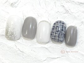 ネイビーツイード￥6800