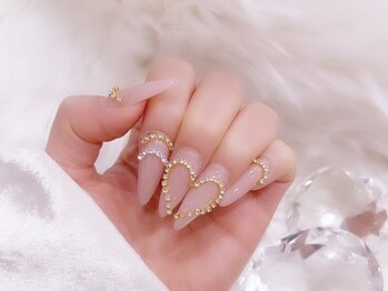 ネイルブラックシー デコ電ショップ クリスタルシー(BLACK SEA Shop Crystal Sea)の写真/【BLACKSEAの定額ジェル】は3コース【￥6290￥7390￥8490】デザイン100種類以上！