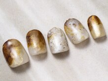 アイネイルズ 天神今泉店(I-nails)/【yuka.t】ブラウンデザイン