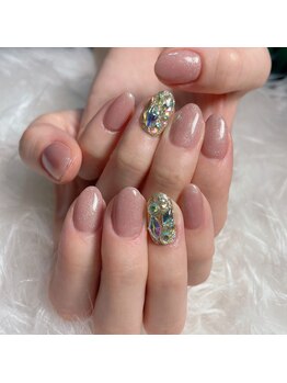 バブラブ/埋め尽くしネイル