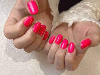 オーク 戸塚(OAK)/ワンカラー　ネオンピンク