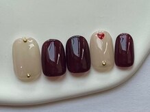 アイネイルズ 天神今泉店(I-nails)/【kotone.n】秋ハートネイル