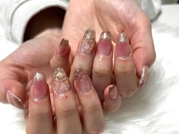 ルリ(RURI)の写真/<新規/リピーター様何度もオフ無料>2回目以降も通いやすい◎大人気!韓国ネイル2本埋め尽くしデザイン￥5900