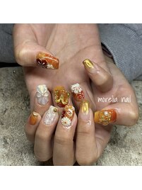 卒業式ネイル
