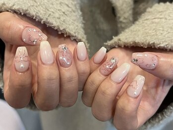 リット バイ セブンルックス 大宮東口店(Lit by 7LOOKS)/90分アート/8000/持ち込み