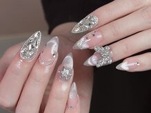 ダークハニー 原宿店(Dark Honey)/埋めつくしマグフレンチネイル