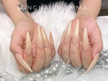 ロングネイルズ エマ(LongNails-Emma)/チップワンカラー　MAX料金追加