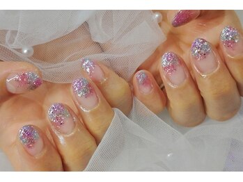 はあとねいる 福岡西新店/ゆめかわカラフルネイルN-75