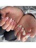 【Jrネイリスト】HANDワンカラー/ラメグラ/マグネット ￥5,000→￥4,000