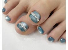 リッシュ ドゥ(RICHE deux)/ブルービジューラインネイル