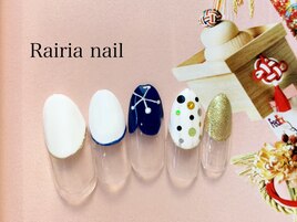お正月ネイル