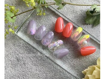 ネイルサロン アージュ(Nail Salon A jyu)/オーロラネイル/シェルネイル