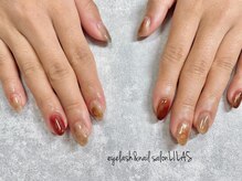 アイラシュアンドネイルサロン リラ(LILAS)/シンプル秋ネイル