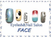 アイラッシュアンドネイルサロン フェイス(Eyelash&NailSalon FACE)/ハンド定額ネイル　￥8.500