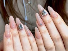 ウサギネイル 新大久保店(usagi nail)/ピンクネイル