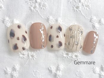 ダルメシアンネイル