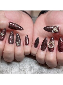 エーナイン イオンモール三川店/ボルドーラメネイル