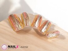ネイリックス アヴェニール(NAILX avenir)/バカラ風ストライプ　マグネット