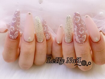 レヒネイル(LeHy nail)/ヒョウ柄ネイル