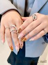 指輪にも似合うネイル