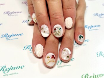 Xmasリースで冬ネイル☆