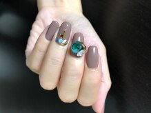 キャプラスネイル ミュウ(CAPLUS NAIL Mew)/ココアカラーネイル