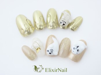 エリクサーネイル 池袋(Elixir Nail)/定額c やり放題/クーポン使用