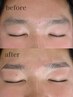 毛流れ矯正パーマ+眉毛ワックス+毛抜き+眉毛カット #渋谷#メンズ#アイブロウ