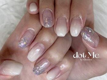 ドットミーバイシュエット(dot Me by chouette)/白グラとラメグラ