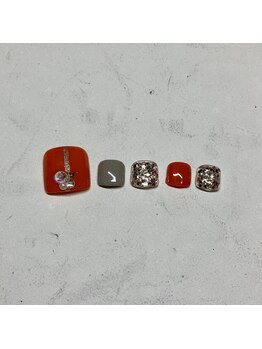 クレスト 高槻店(CREST)/フットネイルもデザインが豊富☆